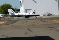 N501TP @ SMF - Stage Aviation 1984 Cessna 501 @ Sacramento Intl Airport, CA - by Steve Nation