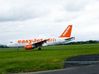 G-EZIA @ EGPF - Easyjet A319 Taxiing out at GLasgow on flight EZY6875 - by Mike stanners