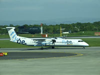 G-JEDJ @ EGCC - Flybe Dash 8Q-402 At Manchester - by Mike stanners