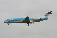 PH-OFF @ EBBR - flight KL1723 is descending to rwy 25L - by Daniel Vanderauwera