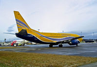 F-GFUE @ EGPH - Airpost B737 on push back for starting at EDI - by Mike stanners