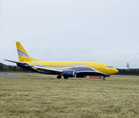 F-GIXC @ EGPH - Airpost europe B737 Arriving at EDI - by Mike stanners