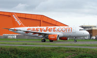 G-EZIY @ EGGW - Easyjet Airbus taxies out at Luton - by Terry Fletcher