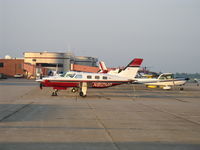 N812MB @ SGF - 1997 Piper PA-46-350P MALIBU MIRAGE, Lycoming TIO-540-AE2A 350 Hp - by Doug Robertson