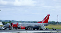 G-CELA @ EGNT - Jet2 B737 At Newcastle - by Mike stanners