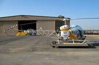 N5102L @ MIT - Inland Crop Dusters 1967 Bell 47G-4A sprayer @ Shafter, CA - by Steve Nation