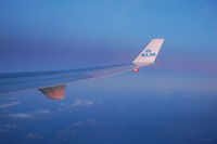 PH-KCG @ CYVR - PH-KCG MD-11 - KLM Wing Tip - by David Burrell