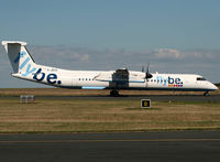 G-JECO @ LFBH - Arriving from flight and rolling to the gate... - by Shunn311