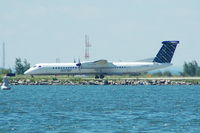 C-GLQF @ CYTZ - Porter Airlines - Taxiing - by David Burrell