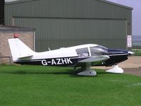 G-AZHK @ EGSP - Robin HR100 at Sibson - by Simon Palmer