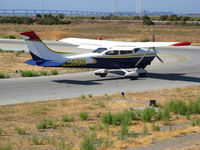 N1988M @ PAO - 1976 Cessna 182P taxying @ Palo Alto, CA - by Steve Nation