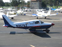 N3576J @ PAO - 1979 Piper PA-28-181 holding by tower @ Palo Alto, CA - by Steve Nation
