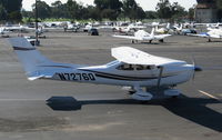 N7276Q @ PAO - 1999 Cessna 182S holding by tower @ Palo Alto, CA - by Steve Nation