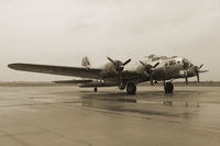 N9323Z @ GKY - CAF B-17 - Sentimental Journey at Arlington Municipal for a summer tour stop....waiting for Hurricane Ike remants to pass.. - by Zane Adams