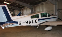 G-MALC @ EGBT - Grumman AA-5 at Turweston - by Terry Fletcher