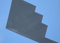 90-0041 - B-2 Stealth Bomber Spirit of Hawaii flies over the Denver stadium. - by Bluedharma