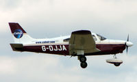 G-DJJA @ EGBT - Piper Pa-28-181 - A visitor to the 2008 Turweston Vintage and Classic Day - by Terry Fletcher