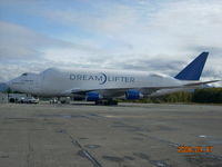 N747BC @ ANC - DREAMLIFTER ON RAMP AT ANC - by ANC