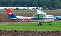 G-BNSN @ EGBW - 1983 Cessna 152 at Wellesbourne - by Terry Fletcher