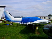G-BEVG @ EGSP - in the graveyard behind the main hangar at Sibson. Previous ID: VQ-SAM - by chris hall