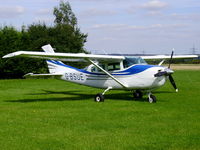 G-BSUE @ EGSP - Previous ID: N756TB - by chris hall