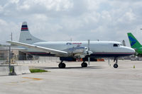 N151FL @ KMIA - IFL Convair 340 at Miami - by Steve Hambleton