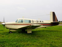 G-BIWR @ EGSN - Previous ID: N6972V - by chris hall