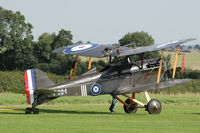 G-EBIA @ EGTH - 2. F-904 at Shuttleworth Evening Flying Display - by Eric.Fishwick