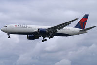 N1602 @ EGLL - Delta Airlines Boeing 767-300 - by Thomas Ramgraber-VAP