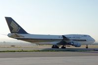 9V-SPM @ LEMD - Boeing 747-412 - by JBND31