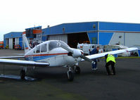 G-KAIR @ EGPG - just landed at cumbernauld airfield - by charlie hunter