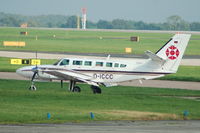D-ICCC @ EGCC - Cessna 500 Citation - taxiing - by David Burrell