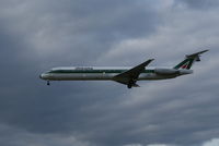 I-DATL @ EGLL - Alitalia MB82 on finals 27L - by Syed Rasheed