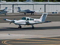 N877SP @ SMO - N877SP departing on RWY 21 - by Torsten Hoff