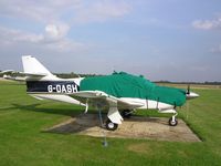 G-DASH @ EGSL - Commander 112 parked at Andrewsfield - by Simon Palmer