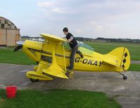G-OKAY @ EGSL - Working at the Plane wash - by Simon Palmer