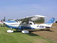 G-SEMR @ EGST - Cessna on a sunny day at Elmsett - by Simon Palmer