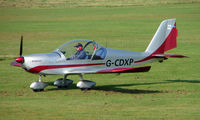 G-CDXP @ EGCB - EV-97 Eurostar photographed at Manchester Barton Open Day in Sept 2008 - by Terry Fletcher