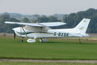 G-BXSR @ EGMA - Cessna F172N at Fowlmere - by Terry Fletcher