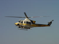 N120LA @ POC - Landing at Brackett EHA Helipad - by Helicopterfriend