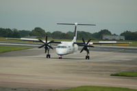 G-JEDK @ EGCC - Flybe -Taxiing - by David Burrell