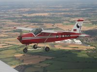 D-EAMB - Bolkow over Wellesbourne on the way back to Cosford from Turweston - by Mick Davis