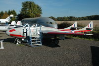 XJ772 @ EGTH - 1. DH 115 Vampire T11 at the de Havilland Aircraft Heritage Centre - October 2008 - by Eric.Fishwick