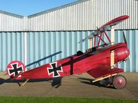 G-FOKK @ EGBK - Fokker DRI replica - by Simon Palmer