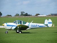 G-HARY @ EGBK - Alon Aircoupe arriving at Sywell - by Simon Palmer