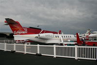 N45LJ @ ORL - Lear 45 at NBAA in Bombardier display