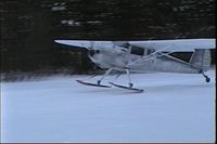 N89287 - Landing on Skis - by Lyn Dunham