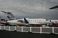 N749BA @ ORL - Challenger 605 at NBAA in Bombardier display