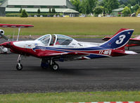 T7-MFB @ LFBG - Pioneer 300 used by Patrulla Aguila and rolling for his show during LFBG Airshow 2008... - by Shunn311