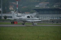 N9PJ @ LFLI - N9PJ aligning for runway 12 in Annemasse - by Patrick Dupont